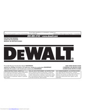DeWalt DXH35FAHC Instruction Manual