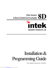 Intek Elite Version 8D Installation & Programming Manual