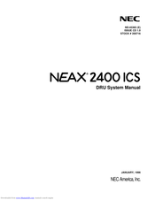 NEC NEAX 2400 ICS Manual