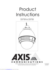 Axis 25733 Product Instructions