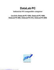 Moravian Instruments DataLab PC 610 Manual