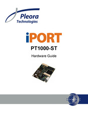 Pleora Technologies iPORT PT1000-ST Hardware Manual