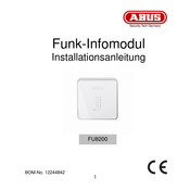 Abus FU8200 Installation Instructions Manual