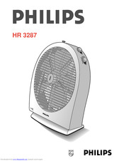 Philips HR 3287 Operating Instructions Manual