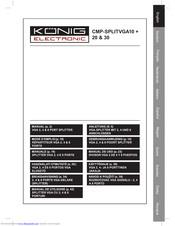 Konig CMP-SPLITVGA30 Manual