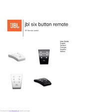 JBL Six Button Remote User Manual