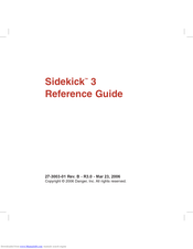 Danger Sidekick 3 Reference Manual