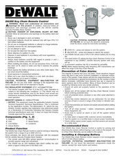 DeWalt DS200 Manual