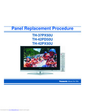 Panasonic TH-42PX50U Replacement Procedure