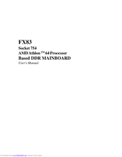 Shuttle FX83 User Manual