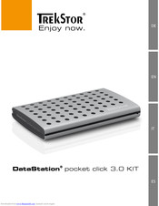 TrekStor DataStation pocket click 3.0 KIT Operating Instructions Manual