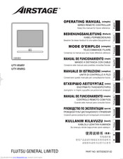 Fujitsu Airstage UTY-RNRY Operating Manual