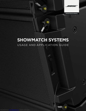 Bose ShowMatch SM20 Usage And Application Manual