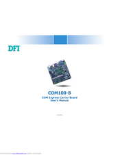 DFI COM100-B User Manual