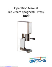 Geppetto-Eis 180P Operation Manual