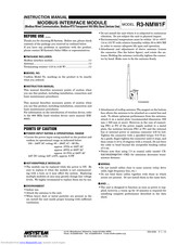 M-system R3-NMW1F Instruction Manual