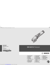 Bosch GUS 10,8 V-LI Professional Original Instructions Manual