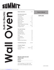 Summit SEW24SS Owner's Manual