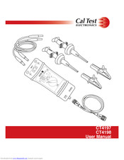 Cal Test Electronics CT4198 User Manual