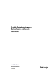 Tektronix TLA6000 Series Instructions Manual