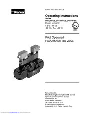 Parker D31DW*EE Series Operating Instructions Manual