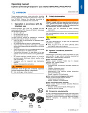 Stober PHKX Operating Manual