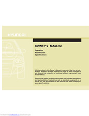 Hyundai Elantra GT 2013 Owner's Manual