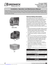 Greenheck BIDW Installation, Operation And Maintenance Manual