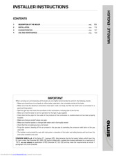 Sime Murelle 20 BFT Installer's Instructions