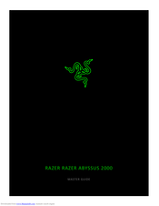 Razer Abyssus 2000 Master Manual