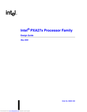 Intel PXA27 Series Design Manual