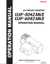 MIMAKI UJF-3042MkII EX Operation Manual
