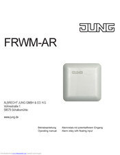 Jung FRWM-AR Operating Manual