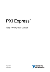 National Instruments PXI Express PXIe-1066DC User Manual