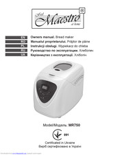 Maestro MR 750 Owner's Manual