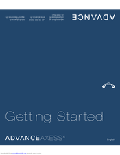 Advance acoustic AXESS 4 Getting Started