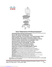 Cisco TelePresence VX Clinical Assistant Manual