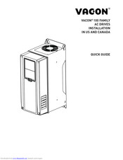 Vacon 100 Series Quick Manual