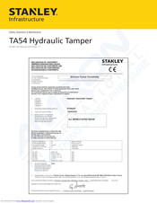 Stanley TA54 Safety, Operation & Maintenance