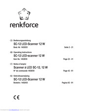 Renkforce SC-12 Operating Instructions Manual