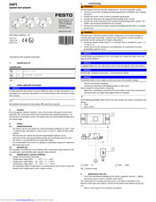 Festo DAPS Series Manual