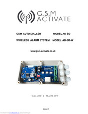 G.S.M Activate AD-SD Manual