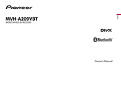 Pioneer MVH-A209VBT Owner's Manual
