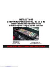 VDC Electronics BatteryMINDer OBD-24 Instructions Manual