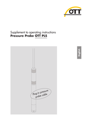 OTT PLS Supplement To Operating Instructions