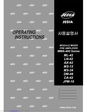 Jedia MS-12 Operating Instructions Manual
