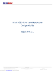 InvenSense ICM-30630 Design Manual
