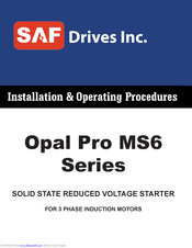 SAF MS6-500 Installation & Operating Procedures