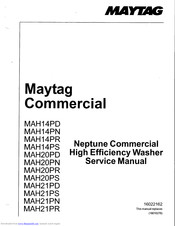 Maytag Commercial Neptune MAH21PD Service Manual