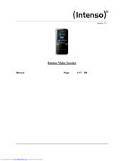 Intenso Video Scooter Manual